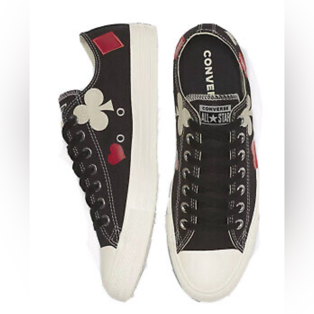 Queen of hearts Las Vegas low top converse